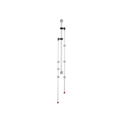 MAUL Presentatore da parete, 2 bracci girevoli regolabili 132 cm/DIN A0, con 6 clip magnetiche, in alluminio, nero/grigio MAUL Presentatore da parete, 2 bracci girevoli regolabili 132 cm/DIN A0, con 6 clip magnetiche, in alluminio, nero/grigio