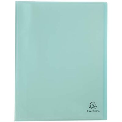 Exacompta Rif. 88473E Confezione da 5 portadocumenti Chromaline Pastel 40 buste in cristallo liscio 80 viste per A4 dim 24 x 32 cm copertina in polipro riciclato traslucido verde Exacompta Rif. 88473E Confezione da 5 portadocumenti Chromaline Pastel 40 buste in cristallo liscio 80 viste per A4 dim 24 x 32 cm copertina in polipro riciclato traslucido verde