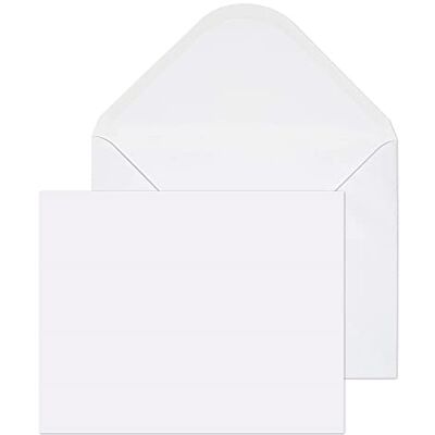 Blake Everyday 114 x 162 mm 90 g/m2 Invito formale Gommato () Bianco, Confezione da 500 Blake Everyday 114 x 162 mm 90 g/m2 Invito formale Gommato () Bianco, Confezione da 500