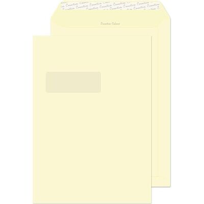 Blake Colour 324 x 229 mm 120 g/m2 Tasca Stacca e sigilla () Crema gelato alla vaniglia, Confezione da 500 Blake Colour 324 x 229 mm 120 g/m2 Tasca Stacca e sigilla () Crema gelato alla vaniglia, Confezione da 500