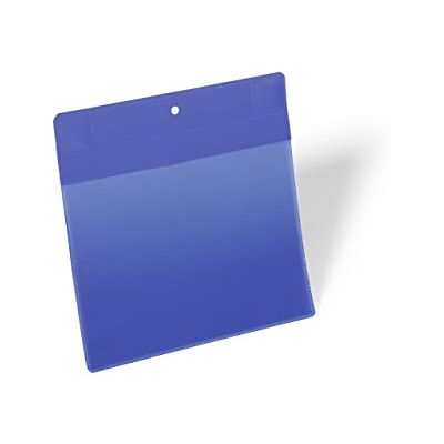 Durable Buste con Magneti al Neodimio, per Superfici Metalliche, Formato A5 Orizzontale, Confezione da 10 Pezzi, Blu Durable Buste con Magneti al Neodimio, per Superfici Metalliche, Formato A5 Orizzontale, Confezione da 10 Pezzi, Blu