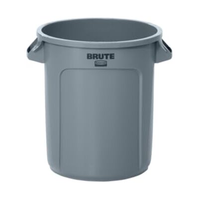 Rubbermaid Commercial Products FG261000 Brute Contenitore Rotondo a Bassa Densità, in Polietilene LLDPE, Grigio Rubbermaid Commercial Products FG261000 Brute Contenitore Rotondo a Bassa Densità, in Polietilene LLDPE, Grigio