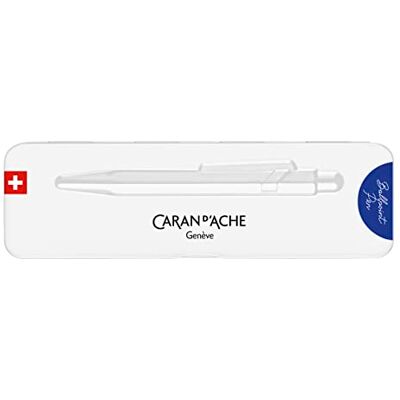 Caran d'Ache Penna a sfera 849 Colormat-x, colore blu, con custodia, , 1 pezzo (confezione da 1) Caran d'Ache Penna a sfera 849 Colormat-x, colore blu, con custodia, , 1 pezzo (confezione da 1)