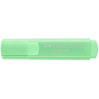 Faber-Castell evidenziatore TL 46 pastello, fusto in colore di scrittura, con clip, verde chiaro Faber-Castell evidenziatore TL 46 pastello, fusto in colore di scrittura, con clip, verde chiaro