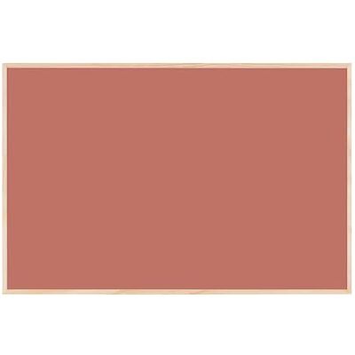 Bi-Office Lavagna Magnetica Earth New Basic Terracotta, 58,5 x 38,5 cm, Superficie in Acciaio Laccato, Cornice in Pino Naturale Bi-Office Lavagna Magnetica Earth New Basic Terracotta, 58,5 x 38,5 cm, Superficie in Acciaio Laccato, Cornice in Pino Naturale