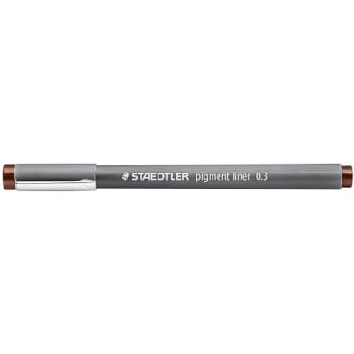 Staedtler Pigment Liner 308 fineliner marrone 10 pezzi 0,3 mm A prova di documento, impermeabile, resistente alla luce – Disegno e schizzi – Codice articolo 308 03-76 Staedtler Pigment Liner 308 fineliner marrone 10 pezzi 0,3 mm A prova di documento, impermeabile, resistente alla luce – Disegno e schizzi – Codice articolo 308 03-76