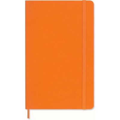 Moleskine Taccuino Precious & Ethical, con Confezione Regalo, Copertina Morbida Vegana, Chiusura Elastica, Colore Arancio, Formato Large 13x21 cm Moleskine Taccuino Precious & Ethical, con Confezione Regalo, Copertina Morbida Vegana, Chiusura Elastica, Colore Arancio, Formato Large 13x21 cm
