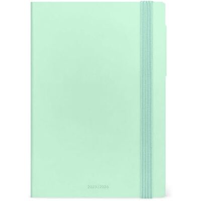 Legami Agenda Settimanale 2025-2026, Pastel Mint, 16 Mesi Medium, Diario da Settembre 2025 a Dicembre 2026, Chiusura con Elastico, Carta Certificata FSC, con Planner Mensile, 12 x 18 cm Legami Agenda Settimanale 2025-2026, Pastel Mint, 16 Mesi Medium, Diario da Settembre 2025 a Dicembre 2026, Chiusura con Elastico, Carta Certificata FSC, con Planner Mensile, 12 x 18 cm
