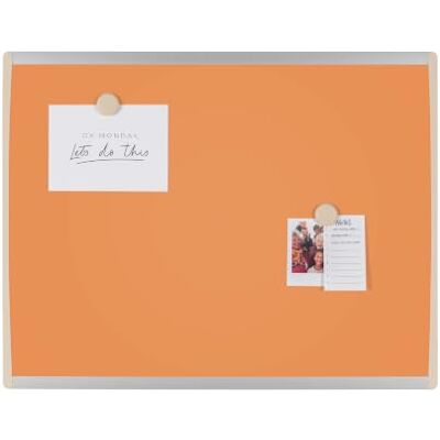 Bi-Office Lavagna magnetica Inka Tangerine, 58x45cm, Superficie in Acciaio Laccato, Cornice in alluminio e plastica beige Bi-Office Lavagna magnetica Inka Tangerine, 58x45cm, Superficie in Acciaio Laccato, Cornice in alluminio e plastica beige
