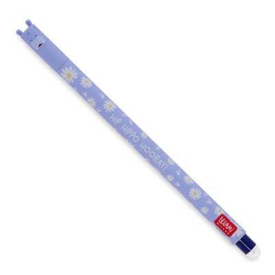 Legami penna gel cancellabile sfera nero punta 07 mm hippo Legami penna gel cancellabile sfera nero punta 07 mm hippo