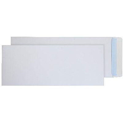 Blake Everyday 430 x 162 mm 120 g/m2 Tasca Stacca e sigilla () Bianco, Confezione da 500 Blake Everyday 430 x 162 mm 120 g/m2 Tasca Stacca e sigilla () Bianco, Confezione da 500