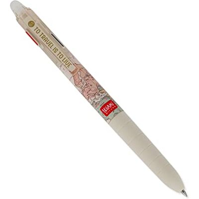 Legami Penna Gel cancellabile 3 Colori, Ricaricabile, Impugnatura ergonomica, ⌀ Punta 0,5 mm, Tema Travel Legami Penna Gel cancellabile 3 Colori, Ricaricabile, Impugnatura ergonomica, ⌀ Punta 0,5 mm, Tema Travel