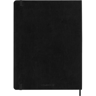 Moleskine 18 Monate Wochenkalender 2026/2027, XL, 1 Wo = 1 Seite, Rechts Linierte Seite, Weicher Einband, Schwarz Moleskine 18 Monate Wochenkalender 2026/2027, XL, 1 Wo = 1 Seite, Rechts Linierte Seite, Weicher Einband, Schwarz