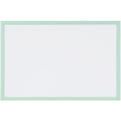 Bi-Office Lavagna Bianca, Cancellabile A Secco, Cornice in Legno Verde Pastello MDF, 80x60cm Bi-Office Lavagna Bianca, Cancellabile A Secco, Cornice in Legno Verde Pastello MDF, 80x60cm