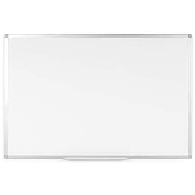 BoardsPlus Lavagna Magnetica Bianca, 120 x 90 cm, Lavagna Cancellabile A Secco Con Cornice Sottile In Alluminio Anodizzato, Superficie In Acciaio Laccato BoardsPlus Lavagna Magnetica Bianca, 120 x 90 cm, Lavagna Cancellabile A Secco Con Cornice Sottile In Alluminio Anodizzato, Superficie In Acciaio Laccato