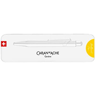 Caran d'Ache Penna a sfera 849 Colormat-x, colore giallo, con custodia, , 1 pezzo (confezione da 1) Caran d'Ache Penna a sfera 849 Colormat-x, colore giallo, con custodia, , 1 pezzo (confezione da 1)