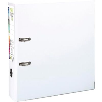 Exacompta Rif. 53348E Cartone da 10 raccoglitori a leva A4 MAXI Prem'Touch, dorso 80 mm, meccanico 80 mm, dimensioni esterne: 32 x 30 x 8 cm, formato A4 Maxi colore: bianco Exacompta Rif. 53348E Cartone da 10 raccoglitori a leva A4 MAXI Prem'Touch, dorso 80 mm, meccanico 80 mm, dimensioni esterne: 32 x 30 x 8 cm, formato A4 Maxi colore: bianco
