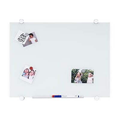 Bi-Office Lavagna In Vetro Flow, Lavagna Magnetica Bianca, 60x45cm Bi-Office Lavagna In Vetro Flow, Lavagna Magnetica Bianca, 60x45cm