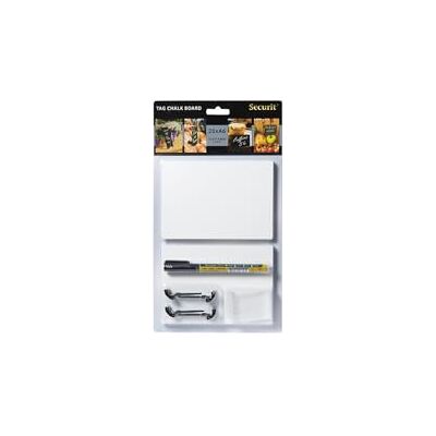 SECURIT Set da 20 Etichette Per Pennarelli a Gesso Liquido Per Caffè, Ristoranti, Bar, Negozi Formato A6 Supporti e 1 Pennarello Nero Inclusi 14,3x10,5x0,1cm Colore Bianco SECURIT Set da 20 Etichette Per Pennarelli a Gesso Liquido Per Caffè, Ristoranti, Bar, Negozi Formato A6 Supporti e 1 Pennarello Nero Inclusi 14,3x10,5x0,1cm Colore Bianco