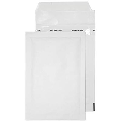 Blake Purely Packaging 165 x 100 mm 90 g/m2 Busta imbottita a bolle Envolite Stacca e sigilla () Bianco, Confezione da 200 Blake Purely Packaging 165 x 100 mm 90 g/m2 Busta imbottita a bolle Envolite Stacca e sigilla () Bianco, Confezione da 200