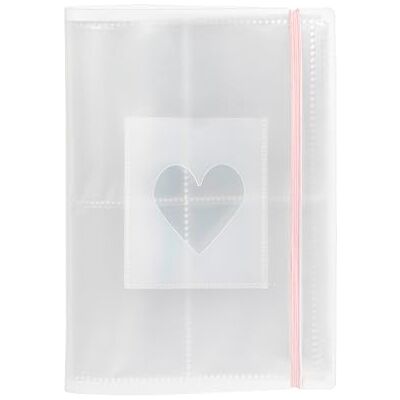 Viquel Album per carte collezionabili K-POP Raccoglitore di carte e foto 160 tasche Formato A5 e chiusura con elastico Incolore Viquel Album per carte collezionabili K-POP Raccoglitore di carte e foto 160 tasche Formato A5 e chiusura con elastico Incolore