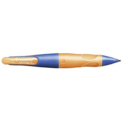STABILO EASYergo 1.4 Matita a scatto Ergonomica Blu/Arancione per Mancini con 3 mine 1.4 mm gradazione HB STABILO EASYergo 1.4 Matita a scatto Ergonomica Blu/Arancione per Mancini con 3 mine 1.4 mm gradazione HB