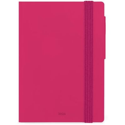 Legami Agenda Settimanale Small 2026, Raspberry, 12 Mesi, Chiusura con Elastico, Diario da Gennaio 2026 a Dicembre 2026, in Carta FSC Certificata, 9.5 x 13.5 cm Legami Agenda Settimanale Small 2026, Raspberry, 12 Mesi, Chiusura con Elastico, Diario da Gennaio 2026 a Dicembre 2026, in Carta FSC Certificata, 9.5 x 13.5 cm
