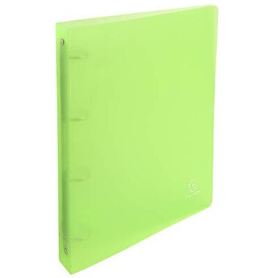 Exacompta Rif. Cartone de 10 raccoglitori semirigidi PP Chromaline 4 anelli tondi 30mm Dorso 40 mm -32X26,8cm Formato per archiviazione A4 Maxi Verde Exacompta Rif. Cartone de 10 raccoglitori semirigidi PP Chromaline 4 anelli tondi 30mm Dorso 40 mm -32X26,8cm Formato per archiviazione A4 Maxi Verde
