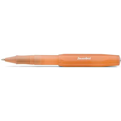 Kaweco Frosted Sport Soft Mandarino Penna a sfera con penna roller da 0,7 mm, per mancini e destrorsi, design classico, con sfera in ceramica, 13,5 cm Kaweco Frosted Sport Soft Mandarino Penna a sfera con penna roller da 0,7 mm, per mancini e destrorsi, design classico, con sfera in ceramica, 13,5 cm