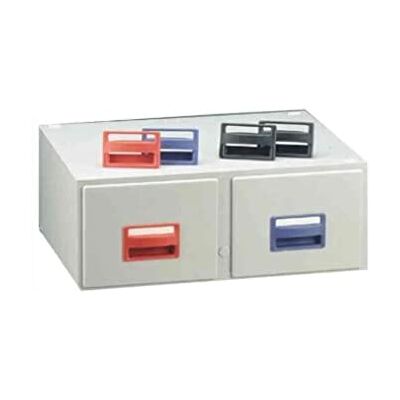 Rexel Schedari a due cassetti A6 orizz. Grigio Rexel Schedari a due cassetti A6 orizz. Grigio
