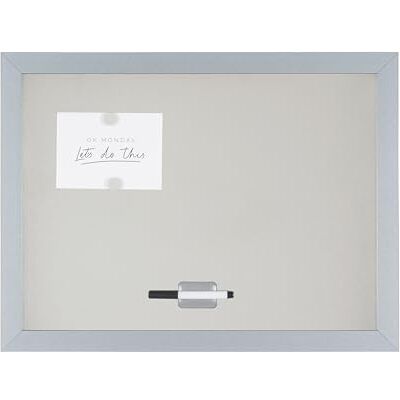 Bi-Office Blocco Pannello Finitura Alluminio Cancellabile a Secco, 60x45 Bi-Office Blocco Pannello Finitura Alluminio Cancellabile a Secco, 60x45