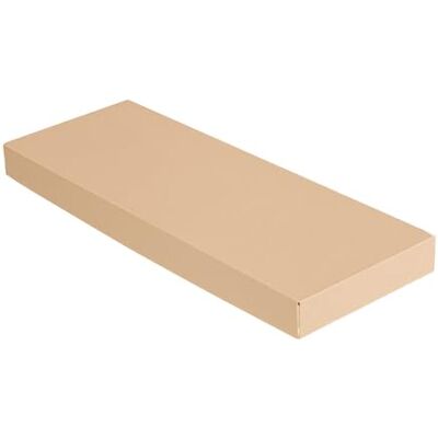 Garcia de Pou 50 pezzi Coperchi senza finestra per scatole 254,66 'Thepack' 240 G/M2 11 x 30 x 2 cm naturale cartone ondulato Nano-Micro Garcia de Pou 50 pezzi Coperchi senza finestra per scatole 254,66 'Thepack' 240 G/M2 11 x 30 x 2 cm naturale cartone ondulato Nano-Micro