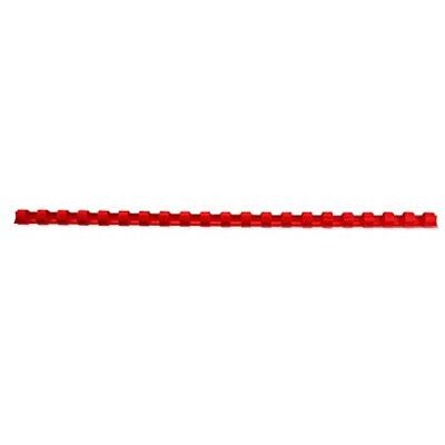 GBC Dorsi plastici 21A 16mm 100pz Rosso GBC Dorsi plastici 21A 16mm 100pz Rosso