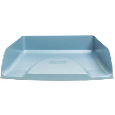 Exacompta Rif. 11170D Set di 6 cestini per posta Combo Styli Autentik, per documenti in formato A4+, dimensioni 34 x 25 x 6,5 cm, porta etichetta, può contenere 500 fogli, blu grigio Exacompta Rif. 11170D Set di 6 cestini per posta Combo Styli Autentik, per documenti in formato A4+, dimensioni 34 x 25 x 6,5 cm, porta etichetta, può contenere 500 fogli, blu grigio