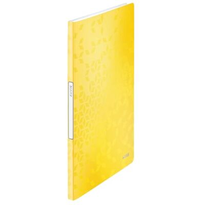 Leitz WOW 46310016 Portalistini in formato A4, confezione da 10 pezzi, con 20 buste trasparenti per 40 fogli, colore: Giallo Leitz WOW 46310016 Portalistini in formato A4, confezione da 10 pezzi, con 20 buste trasparenti per 40 fogli, colore: Giallo