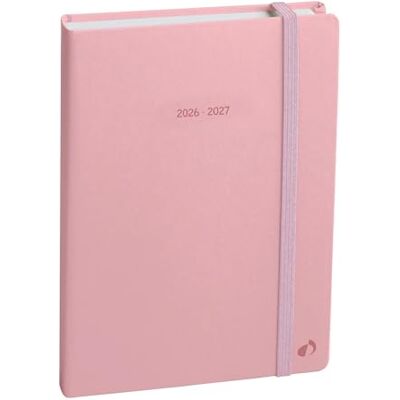 Quo, Vadis Diario Scolastico EUROTEXTAGENDA Multilingua Anno 2026-2027 Colore Rosa Formato 12x17cm Giornaliera 12 Mesi Agosto-Luglio Carta Bianca Copertina Rigida vellutata con elastico Pastel Quo, Vadis Diario Scolastico EUROTEXTAGENDA Multilingua Anno 2026-2027 Colore Rosa Formato 12x17cm Giornaliera 12 Mesi Agosto-Luglio Carta Bianca Copertina Rigida vellutata con elastico Pastel