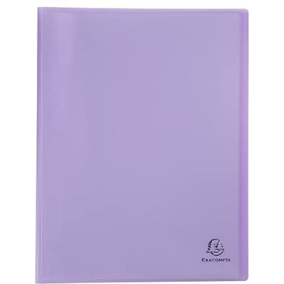 Exacompta Rif. 1 portadocumenti Chromaline Pastel 60 buste in cristallo liscio 120 viste per A4 dim 24 x 32 cm copertina in polipro riciclato traslucido 5 colori casuali Exacompta Rif. 1 portadocumenti Chromaline Pastel 60 buste in cristallo liscio 120 viste per A4 dim 24 x 32 cm copertina in polipro riciclato traslucido 5 colori casuali