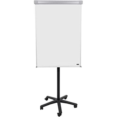 Bi-Office Portablocco Portatile Con Prolunghe, Cavalletto Mobile Con Struttura Nera e Cornice Grigia, Superficie Magnetico, Dimensioni Panello Euro 700 x 1000 mm Bi-Office Portablocco Portatile Con Prolunghe, Cavalletto Mobile Con Struttura Nera e Cornice Grigia, Superficie Magnetico, Dimensioni Panello Euro 700 x 1000 mm