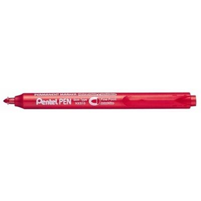 Pentel nxs15-b-r NXS15 marcatore permanente retrattile rosso – set di 12 Pentel nxs15-b-r NXS15 marcatore permanente retrattile rosso – set di 12