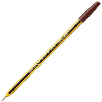 Staedtler Noris stick, Penna a sfera, Marrone, Confezione da 10 penne Staedtler Noris stick, Penna a sfera, Marrone, Confezione da 10 penne