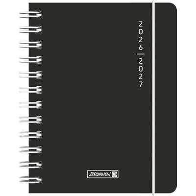 BRUNNEN Schülerkalender 2026/2027 "Plain Black" A6, Kunststoff BRUNNEN Schülerkalender 2026/2027 "Plain Black" A6, Kunststoff