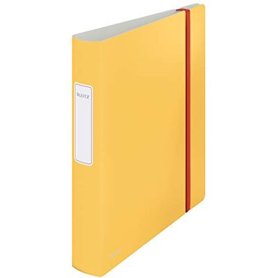 Leitz Active Raccoglitore con meccanismo a leva 180°, Capacità 350 fogli, Formato A4, Dorso da 65 mm, Gamma Cosy, Giallo Caldo, Leitz Active Raccoglitore con meccanismo a leva 180°, Capacità 350 fogli, Formato A4, Dorso da 65 mm, Gamma Cosy, Giallo Caldo,