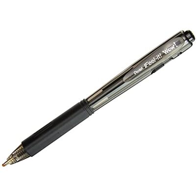 Pentel BX440 Feel-it! Wow! Sfera a scatto 1,0 mm 8 pz nero Pentel BX440 Feel-it! Wow! Sfera a scatto 1,0 mm 8 pz nero