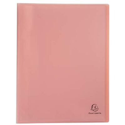 Exacompta Rif. 88477E Confezione da 5 portadocumenti Chromaline Pastel 40 buste in cristallo liscio 80 viste per A4 dim 24 x 32 cm copertina in polipro riciclato traslucido corallo Exacompta Rif. 88477E Confezione da 5 portadocumenti Chromaline Pastel 40 buste in cristallo liscio 80 viste per A4 dim 24 x 32 cm copertina in polipro riciclato traslucido corallo