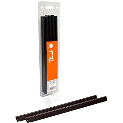 Peach Spine Binder Clips, 8mm, black, 25 pcs., Peach Spine Binder Clips, 8mm, black, 25 pcs.,