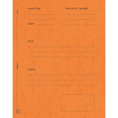 Exacompta Rif. 220106E Cartoncino da 5 confezioni da 25 cartelle "Per/Contro", in carta lucida, dimensioni 25 x 32 cm, per documenti in formato A4, colore arancione Exacompta Rif. 220106E Cartoncino da 5 confezioni da 25 cartelle "Per/Contro", in carta lucida, dimensioni 25 x 32 cm, per documenti in formato A4, colore arancione