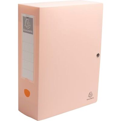 Exacompta Rif. Cartone da 5 scatole con chiusura a pressione Skandi, in PP riciclato rigido, dorso 10 cm, dim 25 x 33 cm, PP riciclato Skandi, per A4, colori assortiti Exacompta Rif. Cartone da 5 scatole con chiusura a pressione Skandi, in PP riciclato rigido, dorso 10 cm, dim 25 x 33 cm, PP riciclato Skandi, per A4, colori assortiti