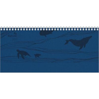 Alpha Tisch-Querkalender Nature Line Ocean 2027: Wochenkalender 29,7x13,5 cm mit 1 Woche auf 2 Seiten, Notizbereich & Stundeneinteilung 8-21 Uhr, umweltfreundlicher Bürokalender für Arbeit Alpha Tisch-Querkalender Nature Line Ocean 2027: Wochenkalender 29,7x13,5 cm mit 1 Woche auf 2 Seiten, Notizbereich & Stundeneinteilung 8-21 Uhr, umweltfreundlicher Bürokalender für Arbeit