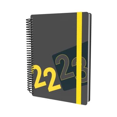 Collins Delta Agenda 2022-23, formato A5, con visualizzazione settimanale, 2022-23, colore: Giallo () Agenda per studenti con diario, appunti e orari Collins Delta Agenda 2022-23, formato A5, con visualizzazione settimanale, 2022-23, colore: Giallo () Agenda per studenti con diario, appunti e orari