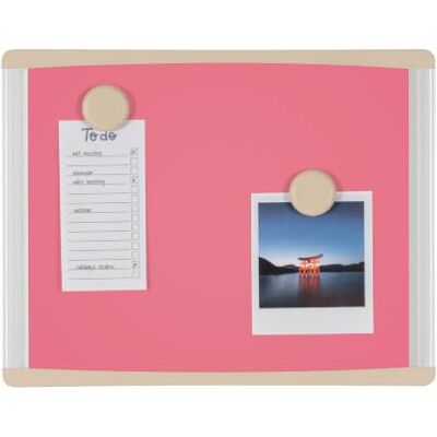 Bi-Office Lavagna magnetica Inka Fuschia, 28x21,6cm, Superficie in Acciaio Laccato, Cornice in alluminio e plastica beige Bi-Office Lavagna magnetica Inka Fuschia, 28x21,6cm, Superficie in Acciaio Laccato, Cornice in alluminio e plastica beige